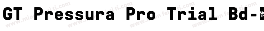 GT Pressura Pro Trial Bd字体转换
